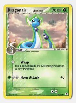 Dragonair 28/101 Dragon Frontiers Delta Species Vintage Pokemon TCG - Image 1