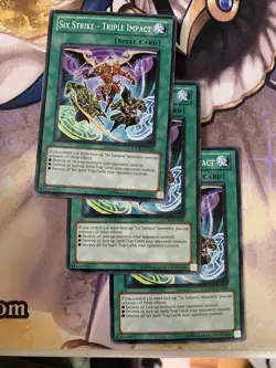 Six Strike - Triple Impact (3x) STOR-EN049 - Common Unlimited NM Yugioh - Image 1