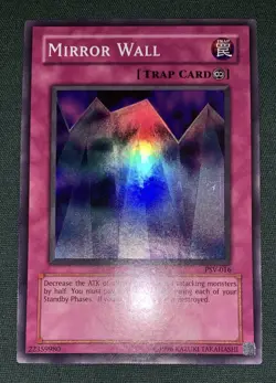 Yugioh 2010 Mirror Wall PSV-016 Super Rare LP w/Tracking - Image 2