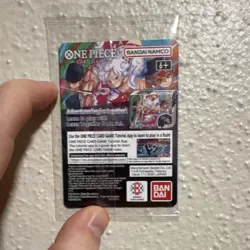 Bandai One Piece Card Game Monkey.D.Luffy US Voyage Holo Gonzaga - Image 2