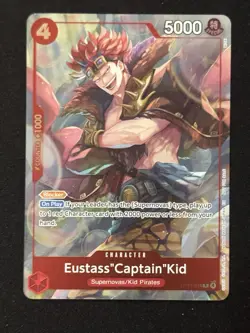 Eustass "Captain" Kid OP14-014 R The Azure Sea's Seven One Piece Dash Pack Promo - Image 1