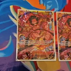 OP09 OP09-118 Gol.D.Roger SEC One Piece TCG English Card X2 - Image 2