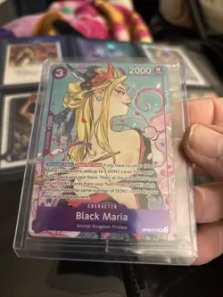 Black Maria OP08-074 SEALED Illustration Box Vol. 2 Foil Promotion M/NM Z25 - Image 1