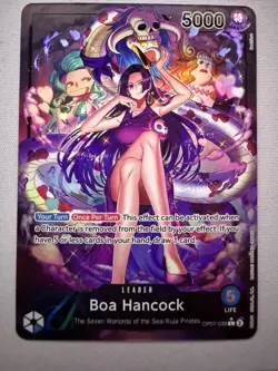 One Piece TCG - 500 Years in the Future - Boa Hancock OP07-038 Leader Alt Art - Image 1
