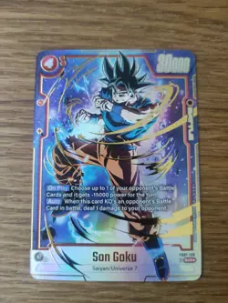 Dragon Ball Super Card Game Fusion World SCR Son Goku FB01-139 - Image 1