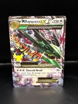 Pokemon TCG M Rayquaza EX Celebrations Classic Collection Holo Ultra Card 76/108 - Image 2
