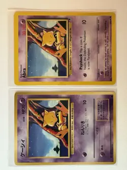 Abra & Kadabra Pokemon Vintage Card Lot (12) Gym Challenge, Team Rocket, Japan - Image 2
