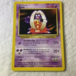 Pokemon Card - Jynx Base Set (Shadowless) 31/102 Uncommon 1st Edition - Image 1