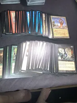 Lot of 122 Random MTG Tempest Cards - NM+ Mostly White - Image 1