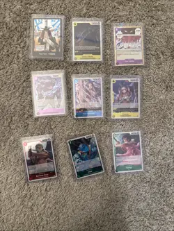 One Piece Lot Of Rare, Super Rare, And Holo Don Cards (OP14) - Image 1