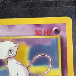 Mew 1995-1998 Promo Card 50HP Basic Pokemon TCG Black Star Promo - Image 4