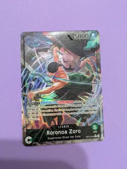OP12-020 Roronoa Zoro (Alt Art Leader) ONE PIECE Card TCG NM English - Image 1