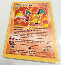 Pokemon Card Charizard 4/102 Base Set Holo Rare Unlimited Non Shadowless MINT - Image 1