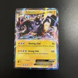 Zekrom EX 52/113 Legendary Treasures Ultra Rare Holo Pokemon Card MP - Image 1