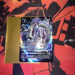 Digimon Card Game MetalSeadramon Ace EX8-026 SR Alt Art Chain of Liberation - NM - Image 2