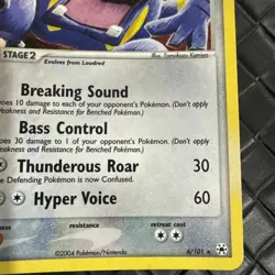 Exploud 6/101 Hidden Legends Holo Rare Pokemon Card - NM - Image 4