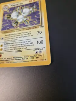 Pokemon TCG Magneton 11/62 Fossil Holo Card - Image 5