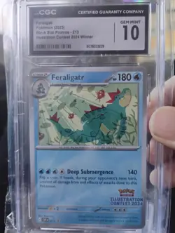 Feraligatr - 213 (Illustration Contest 2024) 213 Sv: Scarlet & Violet Promo Card - Image 1