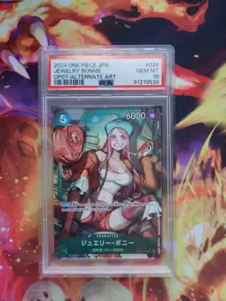 PSA 10 Jewelry Bonnie OP07-026 Alt Art One Piece Card Japanese 2024 - Image 1