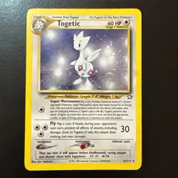 Pokemon TCG Neo Genesis Togetic #16/111 Unlimited Holo Rare Card - Image 1