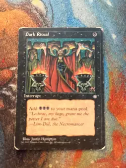 Dark Ritual, Ice Age, MTG Singles - worn condition (1/2) - Image 1