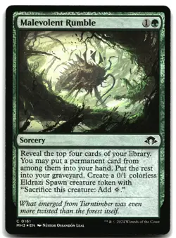 MTG Malevolent Rumble FOIL C Modern Horizons 3 161 LP - Image 1