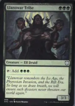 Llanowar Tribe - Commander: Kaldheim: #66, Magic: The Gathering Lp C287 - Image 1