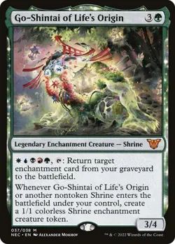 Go-Shintai of Life's Origin Commander: Kamigawa: Neon Dynasty Regular MTG - Image 1