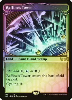 Raffine's Tower FOIL SHOWCASE - 353 - Rare - Streets of New Capenna SNC MTG - Image 1