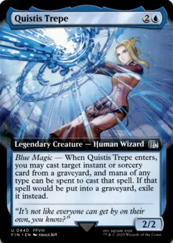 MTG Quistis Trepe (Extended Art) Normal NM FINAL FANTASY Magic 440 - Image 1
