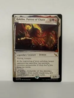 Rakdos, Patron of Chaos (Showcase) (0369) [Murders at Karlov Manor] NM/Unplayed - Image 1