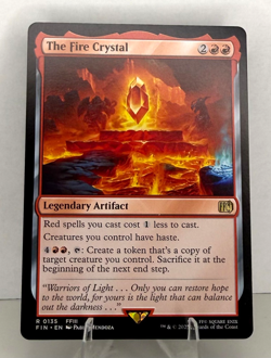 MTG - The Fire Crystal - FIN-0135 - Final Fantasy - Rare NM - Image 1