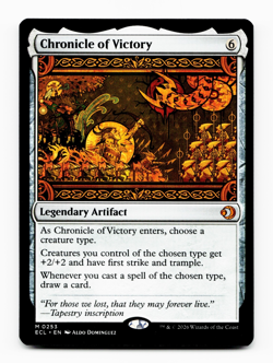 Chronicle of Victory [Lorwyn Eclipsed] Magic MTG ECL 0253 NM - Image 1