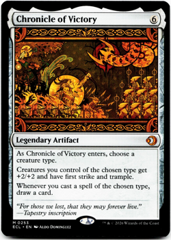 Chronicle of Victory [Lorwyn Eclipsed] Magic MTG ECL 0253 NM - Image 3