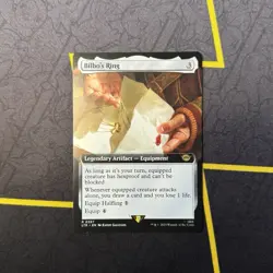 Bilbos Ring R 397 BORDERLESS MTG LOTR Tales Of Middle Earth Magic The Gathering - Image 1