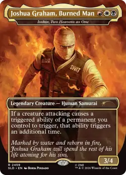 Isshin, Two Heavens as One "Joshua Graham" - NM FOIL - MTG FALLOUT - PRESALE - Image 1