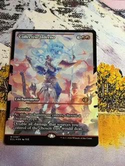 Collective Inferno - Foil - Showcase Lorwyn Eclipsed MTG - Image 3