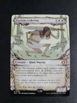 Curious Colossus (Showcase) Mythic MTG Lorwyn Eclipsed - Image 1