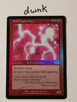 FOIL Ball Lightning Judge Promo DCI MTG Magic the Gathering FREE SHIPPING! - Image 1
