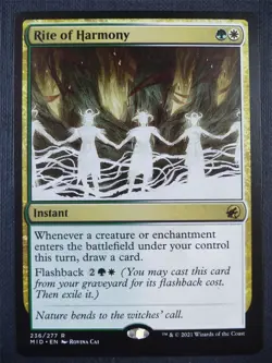 Rite of Harmony - Mtg Card #8TG - Image 1