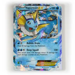 Pokemon - Vaporeon EX - 24/83 - XY Generations - Half Art Card - Image 1