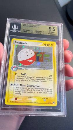 2004 Pokemon Electrode 5/101 Holo EX Hidden Legends BGS 9.5 GEM MINT 10 SUB PSA - Image 2