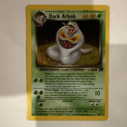 Pokemon Dark Arbok 2/82 Team Rocket Holo Rare 60 HP English Card TCG - Image 1