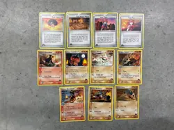 Lot of 11 Vintage 2004 Team Magma Edtion Pokemon Cards Baltoy Rhyhorn Aron - Image 2