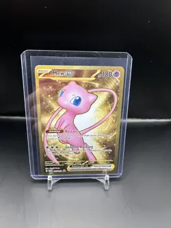Pokemon TCG Mew EX Metal Gold NM 205/165 Scarlet & Violet 151 Promo Card A - Image 1