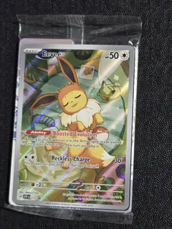 Eevee 173 Black Star Promo Pokemon Prismatic Evolutions Sealed With Dividers - Image 1
