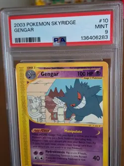 2003 Pokemon Skyridge Gengar #10 - PSA 9 MINT CLEAN! - Image 2