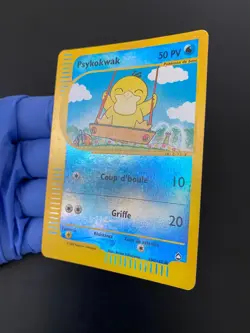POKEMON PSYKOKWAK (PSYDUCK) REVERSE HOLO FOIL 104/147 AQUAPOLIS FRENCH FR EX - Image 3