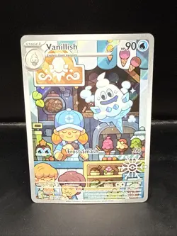 Pokemon TCG Vanillish Paradox Rift 190/182 Holo Illustration Rare Festive Stamp - Image 2