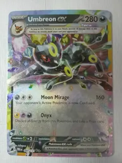 Pokemon TCG Umbreon EX 60/131 Double Rare Holo Card Prismatic Evolutions - Image 1